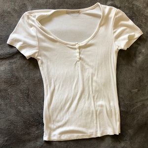 1/4 button up tee